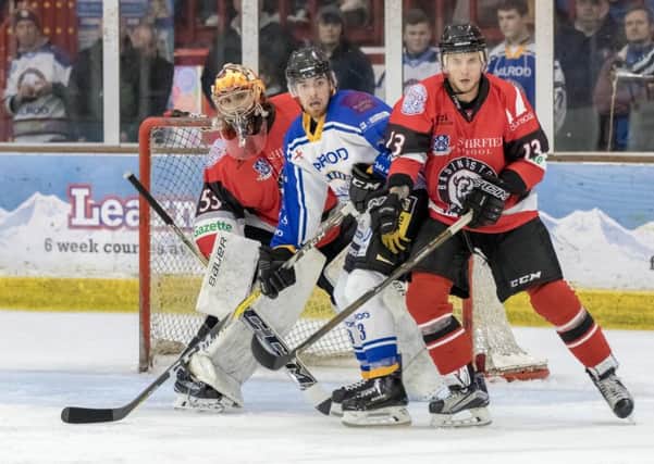 Action from a pre-season friendly between Phantoms and Basingstoke.