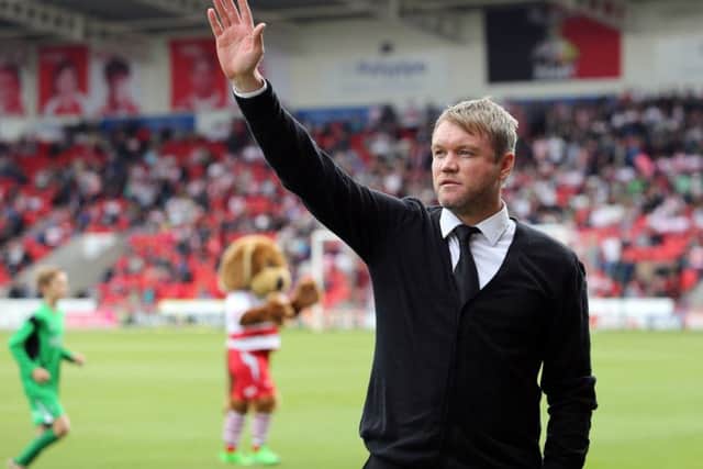Confident Posh boss Grant McCann.