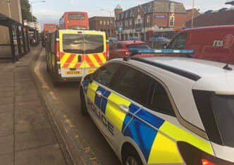The emergency services at the scene