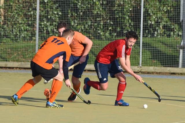 Jordan Heald scored twice for City of Peterborough at Cambridge University.