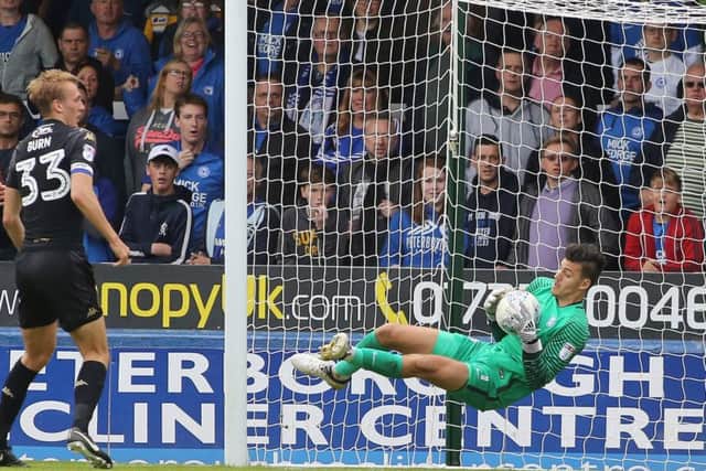 In-form Posh goalkeeper Jonathan Bond should be fit to face Oldham. Photo: Joe Dent/theposh.com.