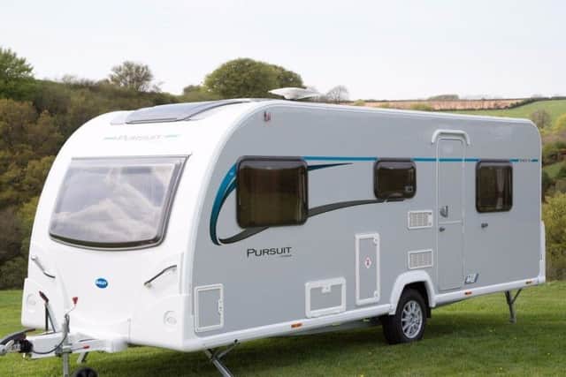 A Bailey Pursuit caravan similar to the one stolen