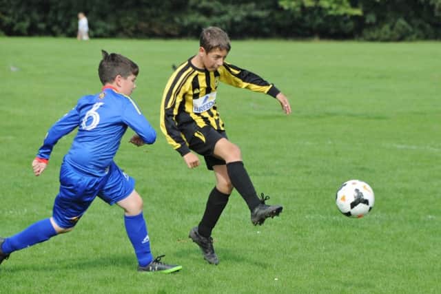 More action from the Parkside Under 13s v Crowland game.