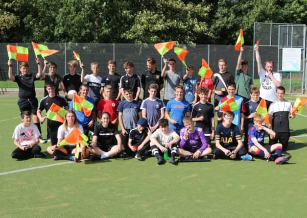 There was a record turnout for the latest referees course. Picture: RWT Photography