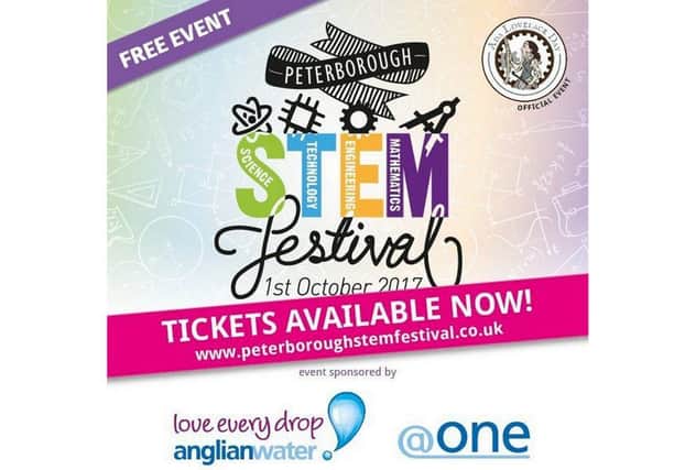 The free Peterborough STEM Festival 2017 takes place this weekend, 1st October. Image: DPiP