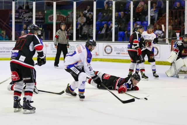 Robert Ferrara on the attack for Phantoms against Cardiff. Photo: Tom Scott - AMOimages.com