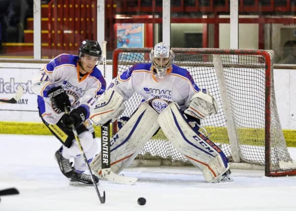 Owen Griffiths and Adam Long (netminder) enjoyed successful nights for Phantoms in Cardiff.