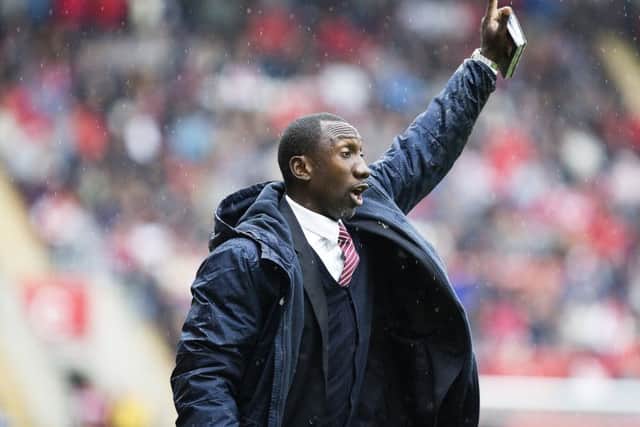 Recently appointed Northampton Town manager Jimmy Floyd Hasselbaink.