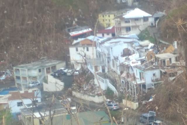 The devastation