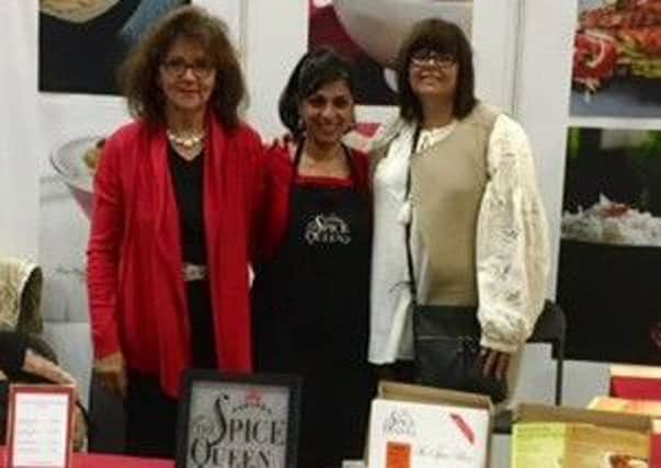Parveen and friends at the show