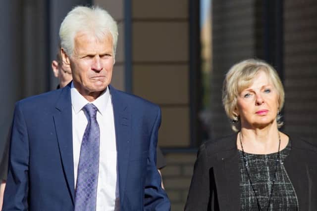 Former Vice headteacher Alan Stevens arrives at court for sentencing., Law Courts, Huntingdon 06/10/2017.  Picture by Terry Harris. THA