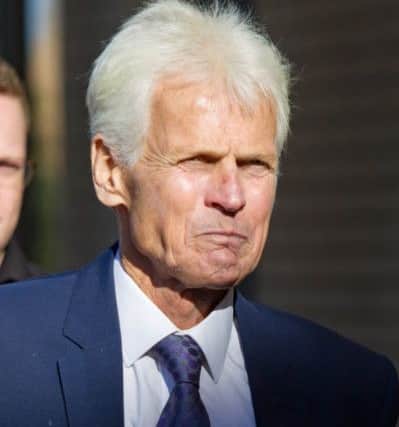 Former Vice head Alan Stevens arrives at court for sentencing., Law Courts, Huntingdon 06/10/2017. Picture by Terry Harris. THA