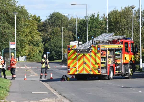 The emergency services at Morley Way