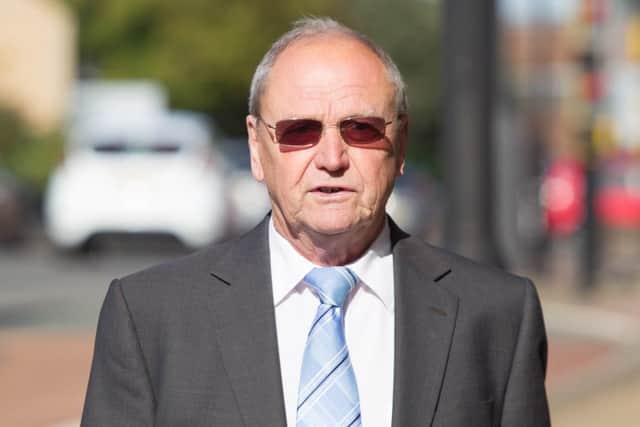 Former Sawtry School Principal James Stewart arrives at court for sentencing.,Law Courts, Huntingdon06/10/2017. Picture by Terry Harris. THA