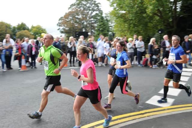 Perkins Great Eastern Run 2017 at the Embankment. Half marathon  runners EMN-170810-174553009