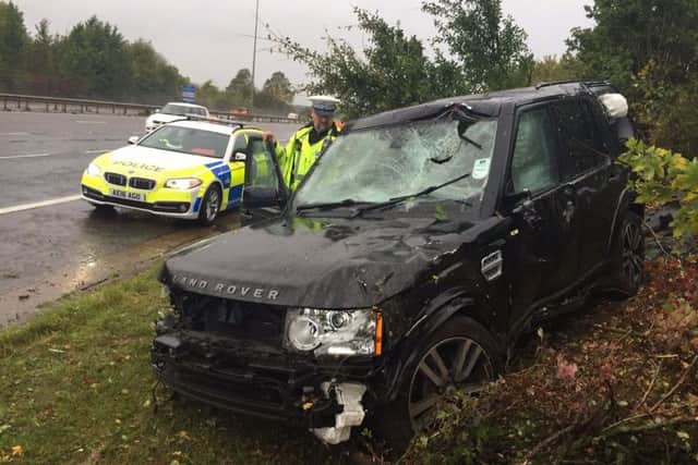 The scene of the crash. Photo: @roadpoliceBCH