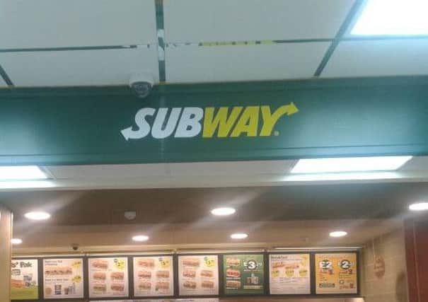 A Subway store