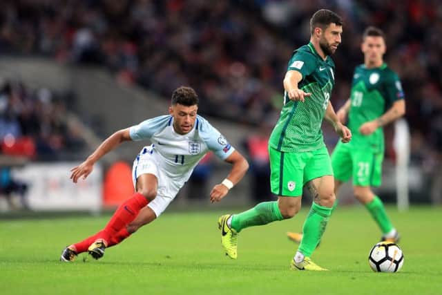 The presence of Alex Oxlade-Chamberlain in the England squad suggests a dearth of talent.