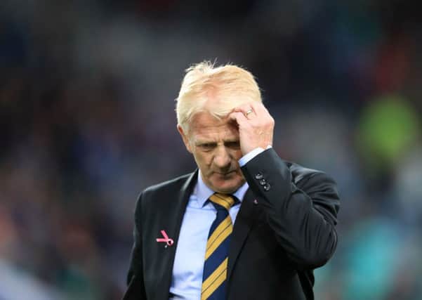 Scotland manager Gordon Strachan couldn't overcome his players' shortcomings.