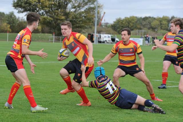 More action from the Borough v Old Scouts game. Picture: David Lowndes