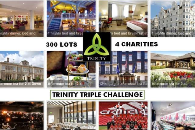 Stamford-based Trinity Event Solutions is running an online auction to raise money for four charities.