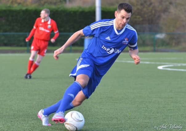 Dan Cotton claimed a hat-trick for Yaxley against Harborough Town.