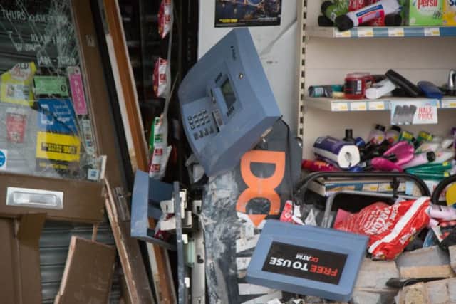 Drink Shack ram-raided in the early hours, Whittlesey, Peterborough 18/10/2017.  Picture by Terry Harris / Peterborough Telegraph. THA