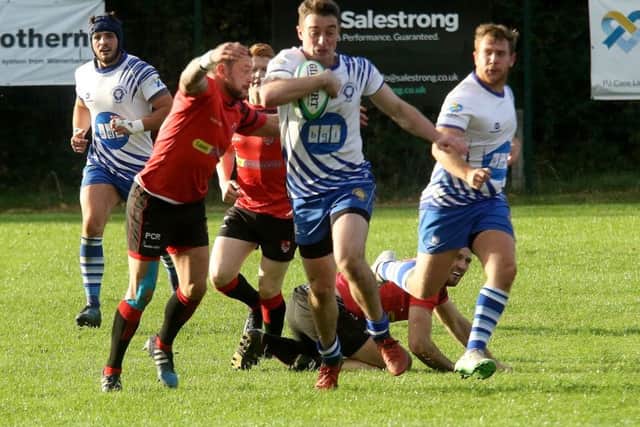 Rory White scored two tries. Picture: Mick Sutterby