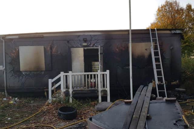 Photo of the fire from Shujah Saklain