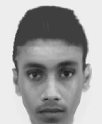 An efit of the man wanted in connection with the incident on September 30