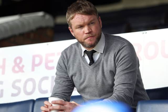 Posh boss Grant McCann.