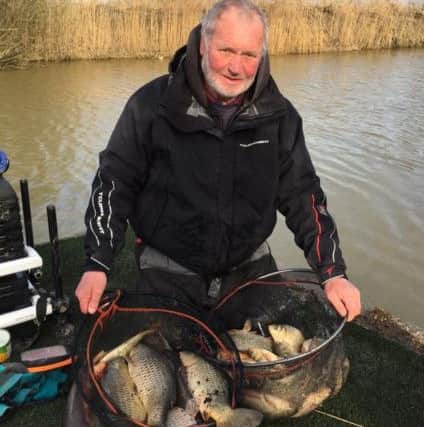 Kevin Peacock was a winner at Float Fish Farm.