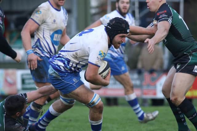 Sam Crooks scores the Lions' second try. Picture: Mick Sutterby