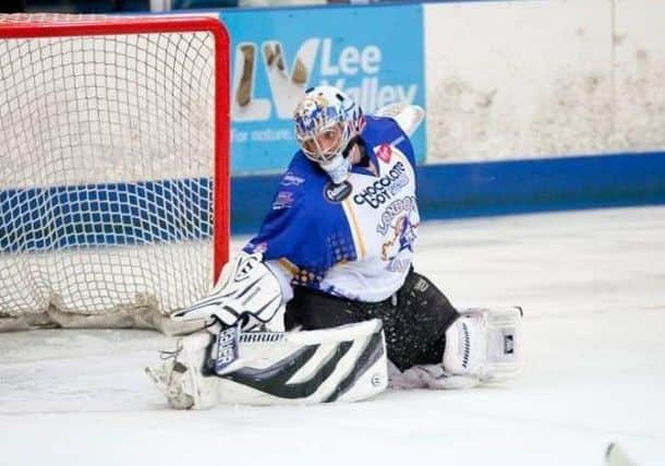 Euan King in action.