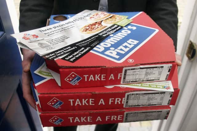 Domino's Pizza delivery.